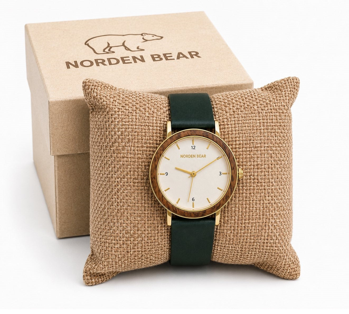 Часовник Norden Bear - Forest Green