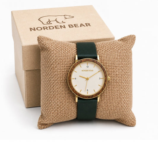Часовник Norden Bear - Forest Green