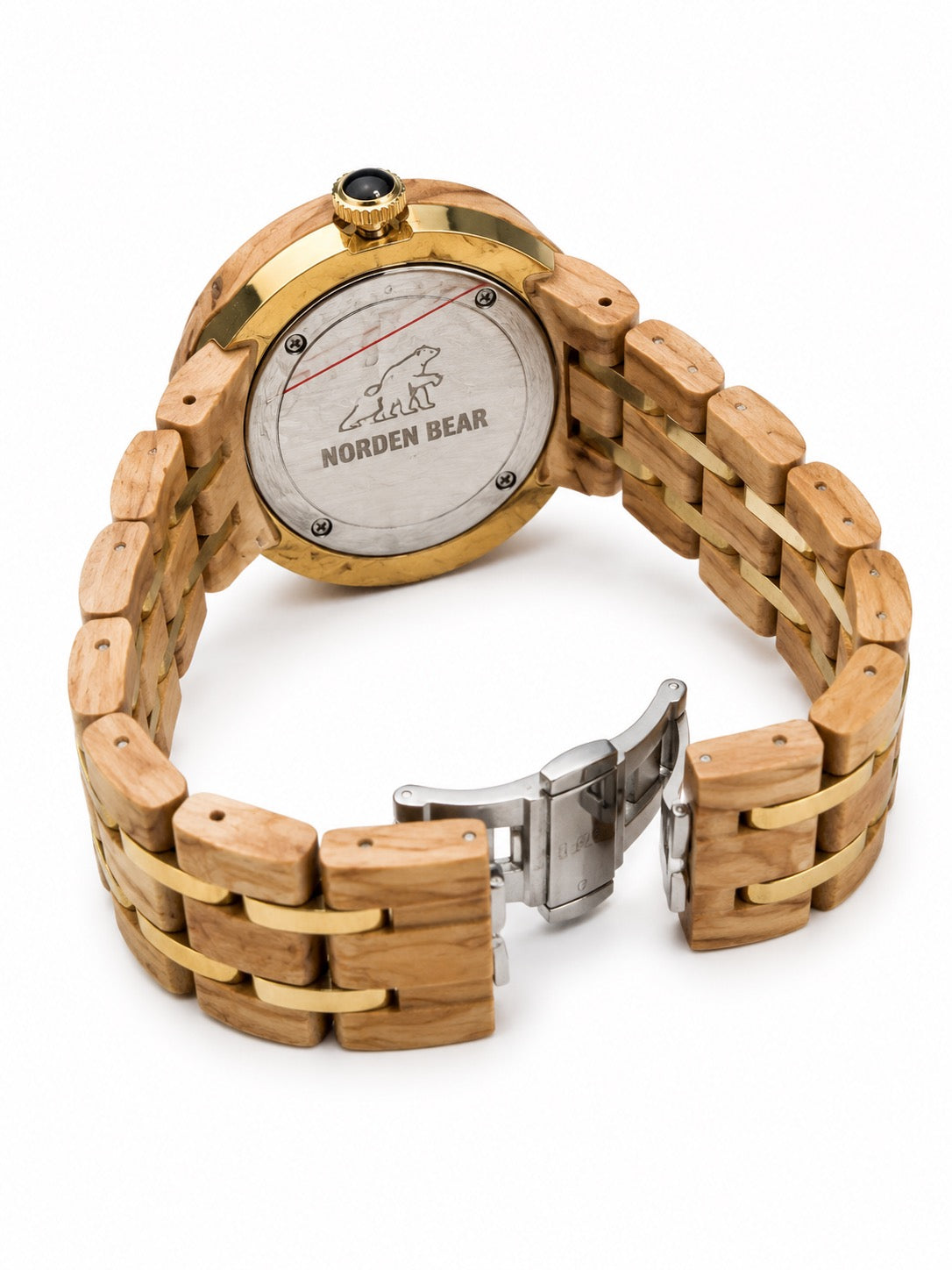 Часовник Norden Bear  - Olive Gold