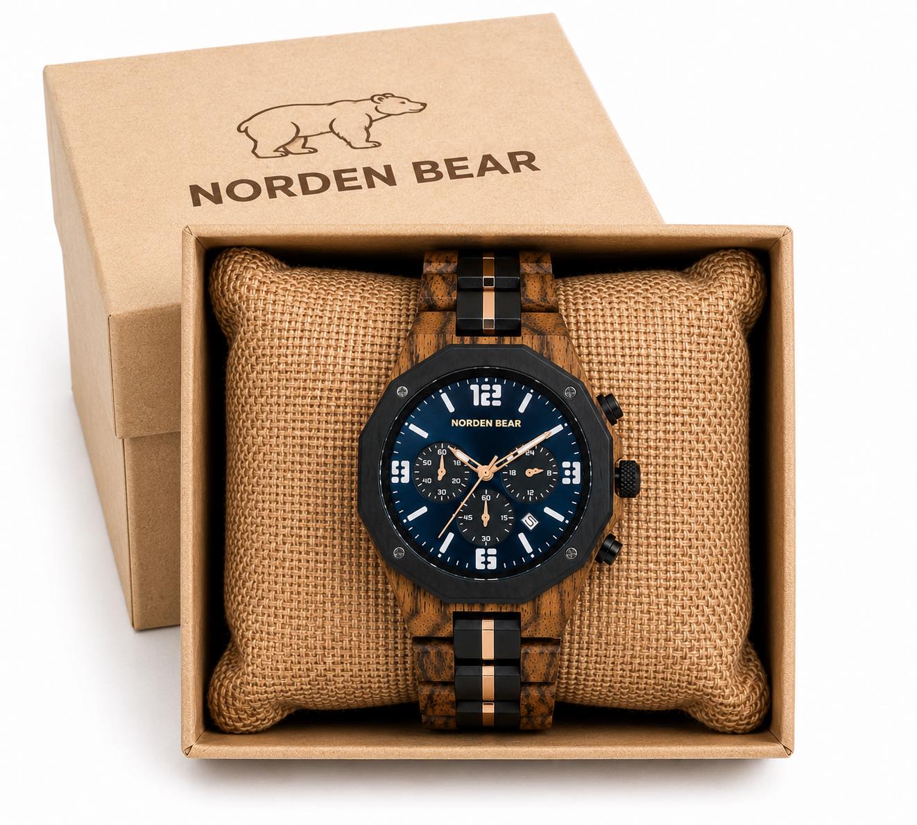 Часовник Norden Bear - Ocean Blue